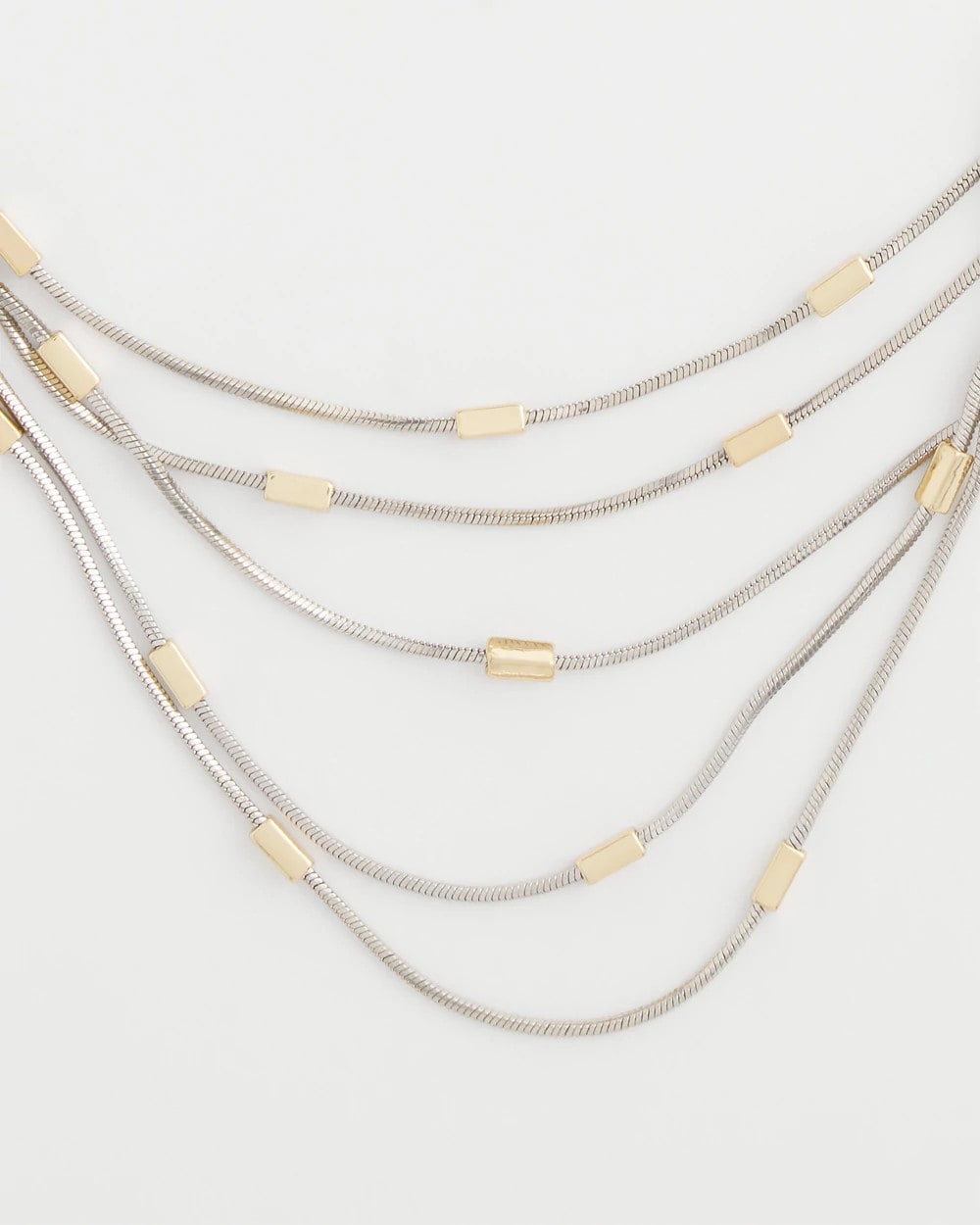 Chico's Women | Mixed Metal Multi-Strand Necklace MIXED METALS