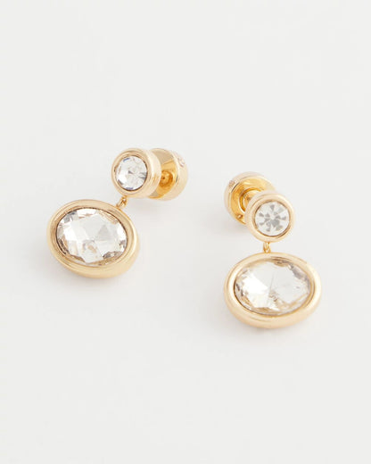Chico's Women | Goldtone Bezel Stud Earrings GOLD