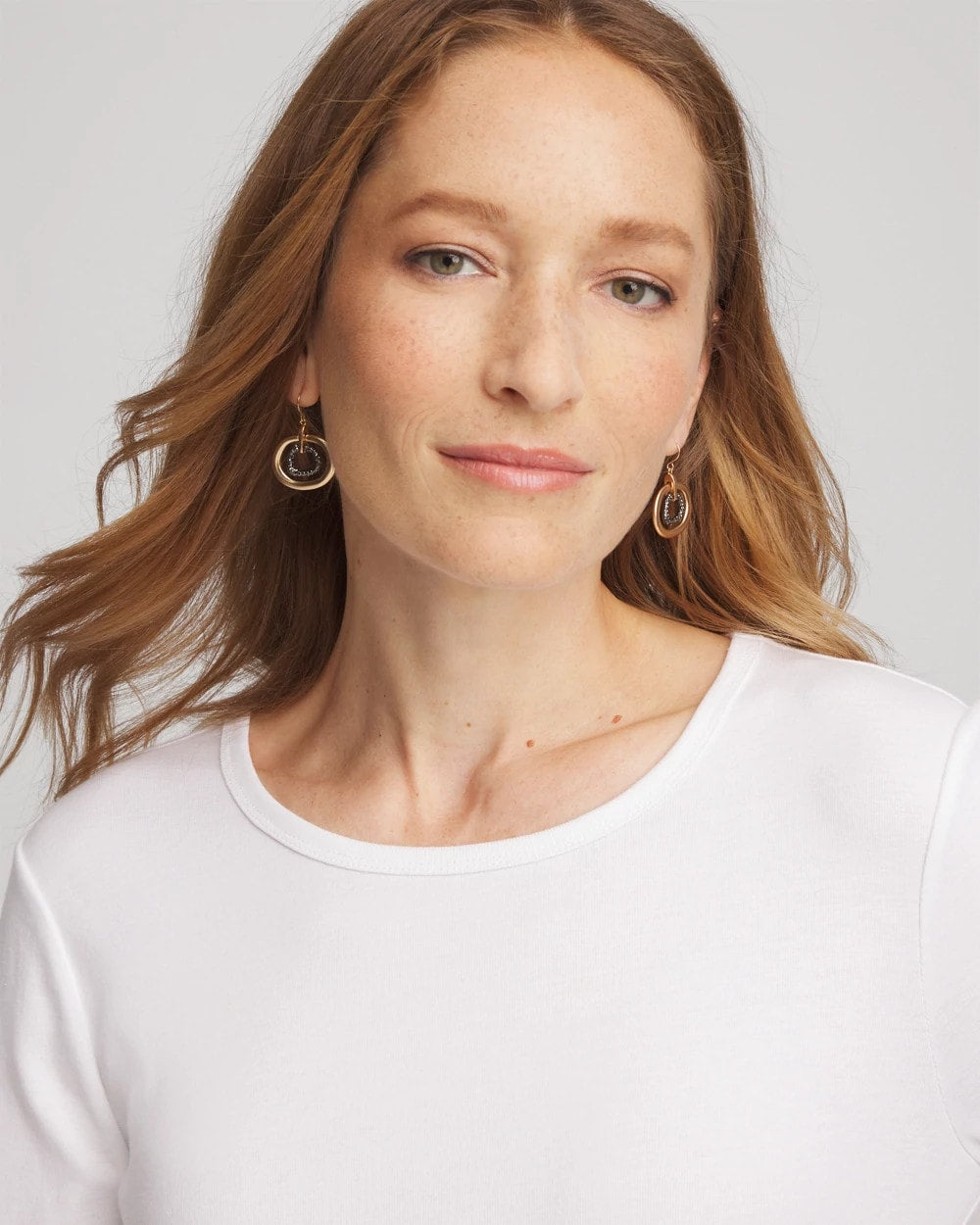 Chico's Women | Pave Mixed Metal Earrings MIXED METALS