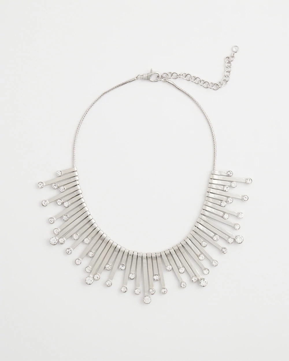 Chico's Women | Chico’s Originals Silver Slice & Gem Bib SILVER
