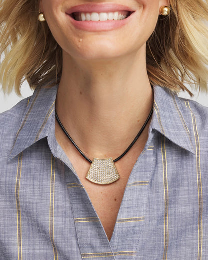 Chico's Women | Gold Glitz Pendant Necklace GOLD