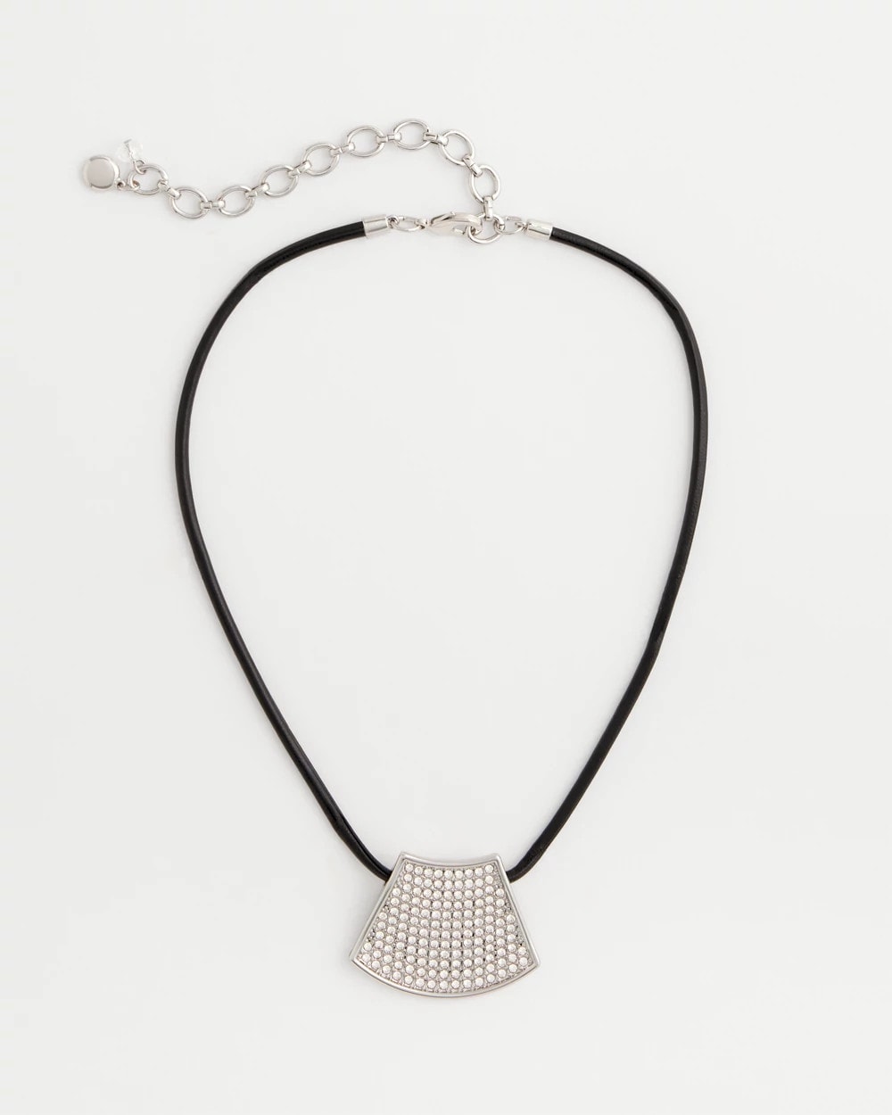 Chico's Women | Silver Glitz Pendant Necklace SILVER