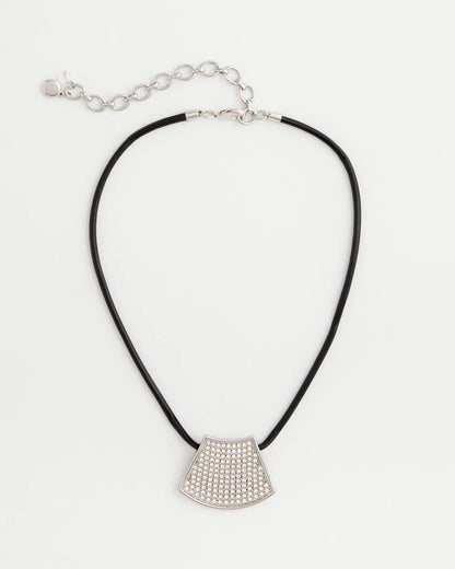 Chico's Women | Silver Glitz Pendant Necklace SILVER