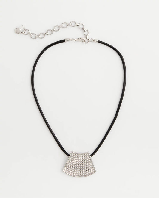 Chico's Women | Silver Glitz Pendant Necklace SILVER