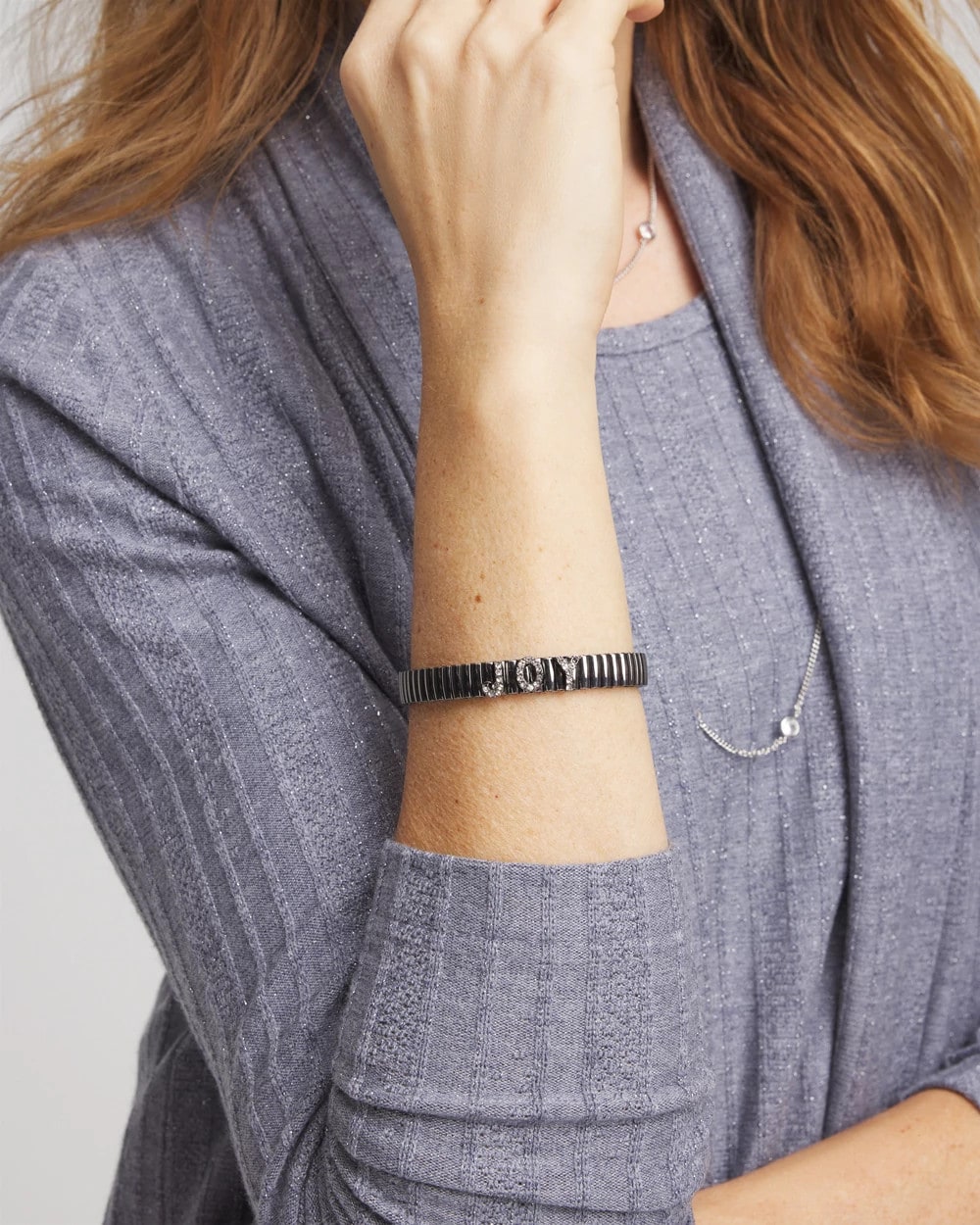 Chico's Women | Joy Watch Band Bracelet HEMATITE