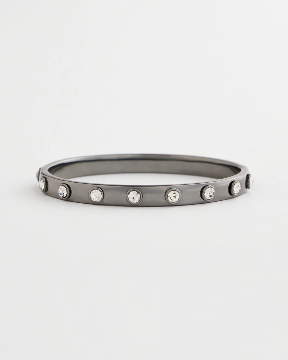 Chico's Women | Hematite Rhinestone Tone Bangle HEMATITE