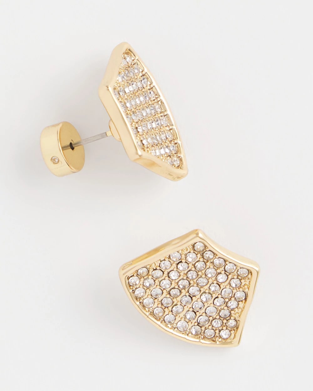 Chico's Women | Gold Glitz Fan Earrings GOLD