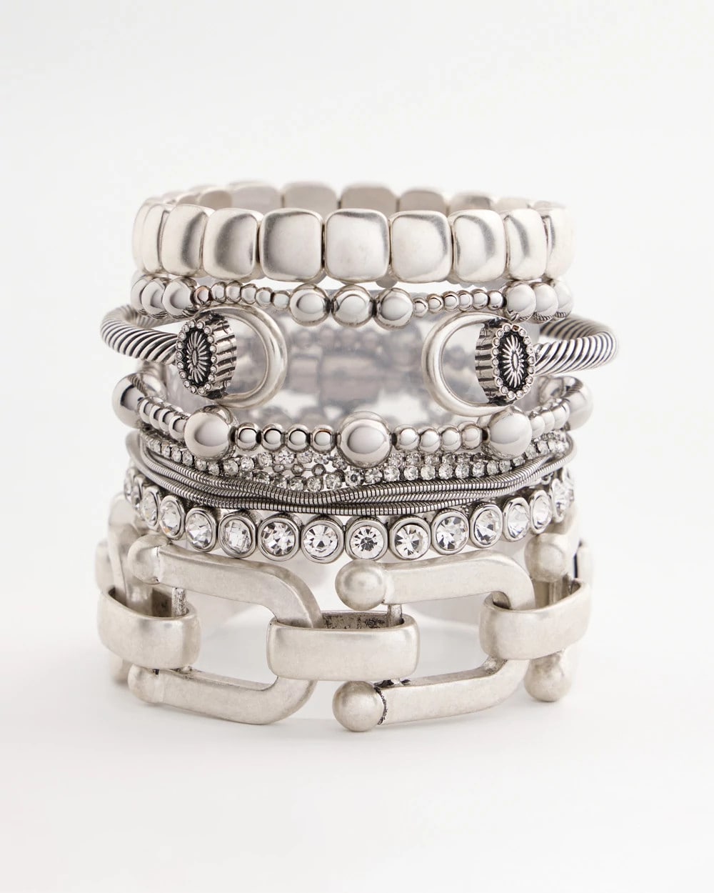 Chico's Women | Silvertone Stretch Bracelet SILVER