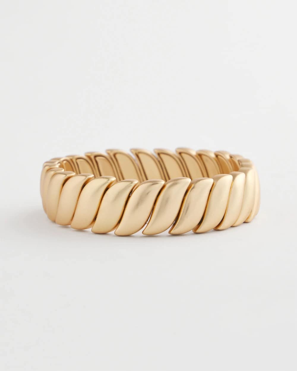 Chico's Women | Matte Twist Stretch Bracelet GOLD
