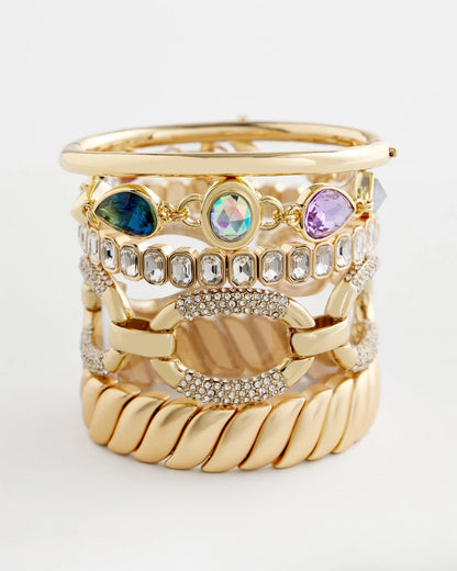Chico's Women | Matte Twist Stretch Bracelet GOLD
