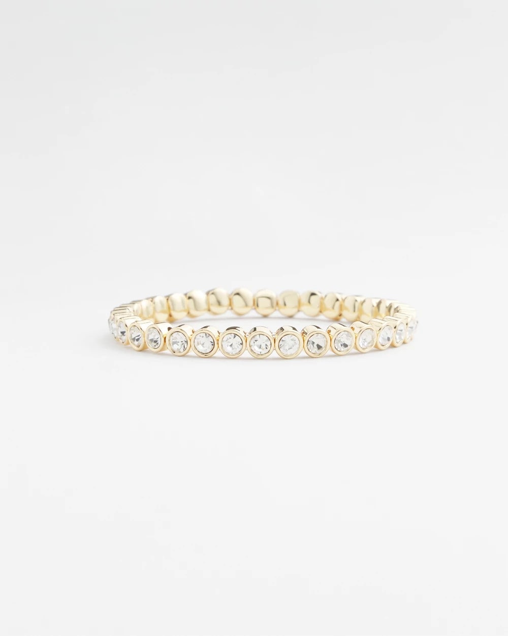 Chico's Women | Goldtone Stretch Tennis Bracelet GOLD