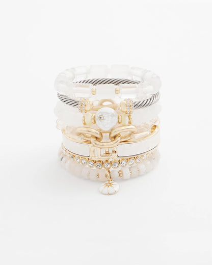 Chico's Women | Goldtone Stretch Tennis Bracelet GOLD