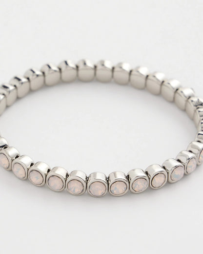 Chico's Women | Shiny Round Stretch Bracelet IRIDESCENCE
