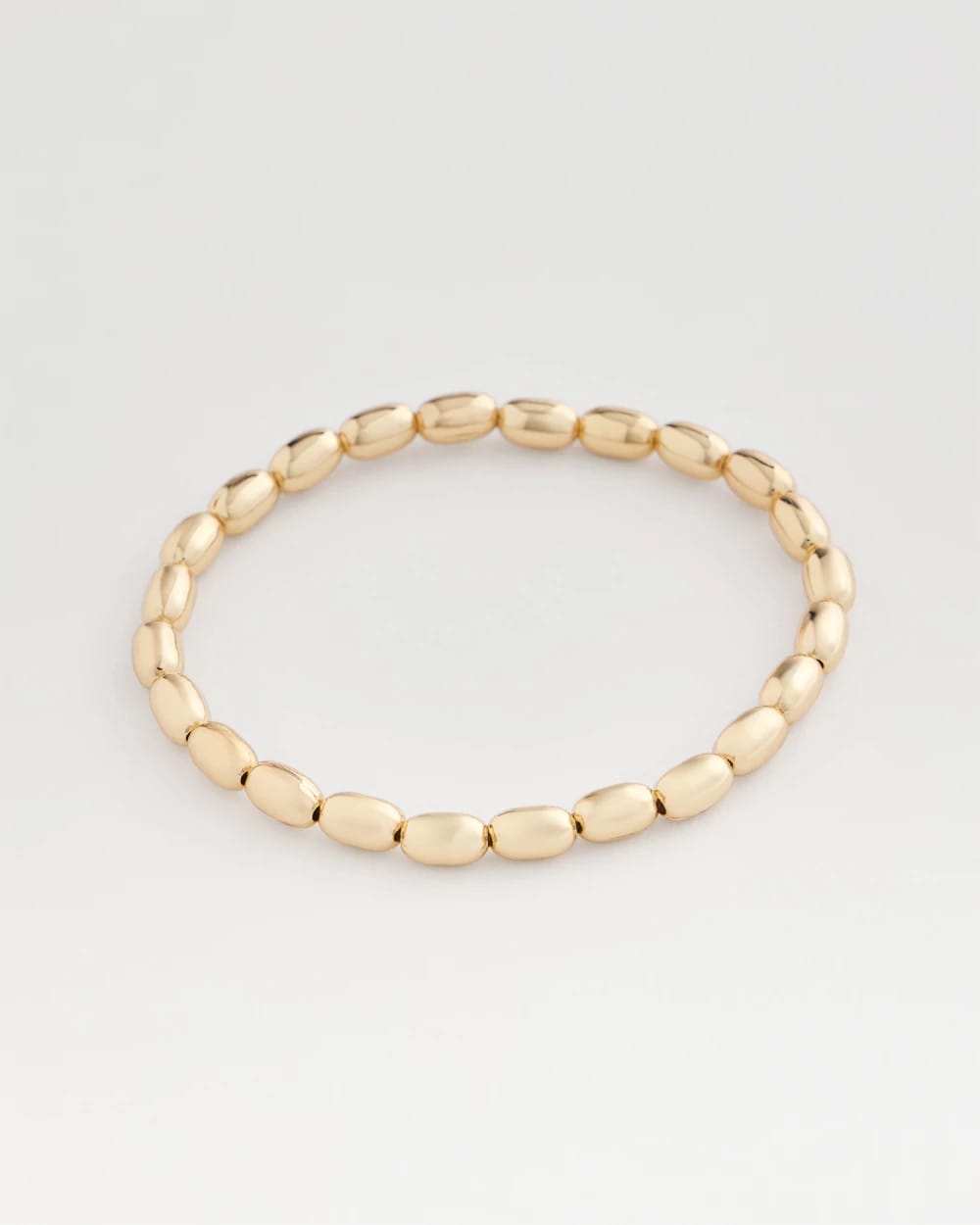 Chico's Women | Goldtone Oval Beaded Stretch Bracelet GOLD
