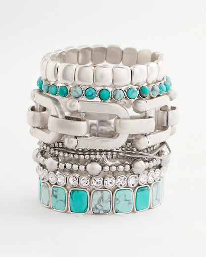 Chico's Women | Silvertone Link Chain Bracelet SILVER