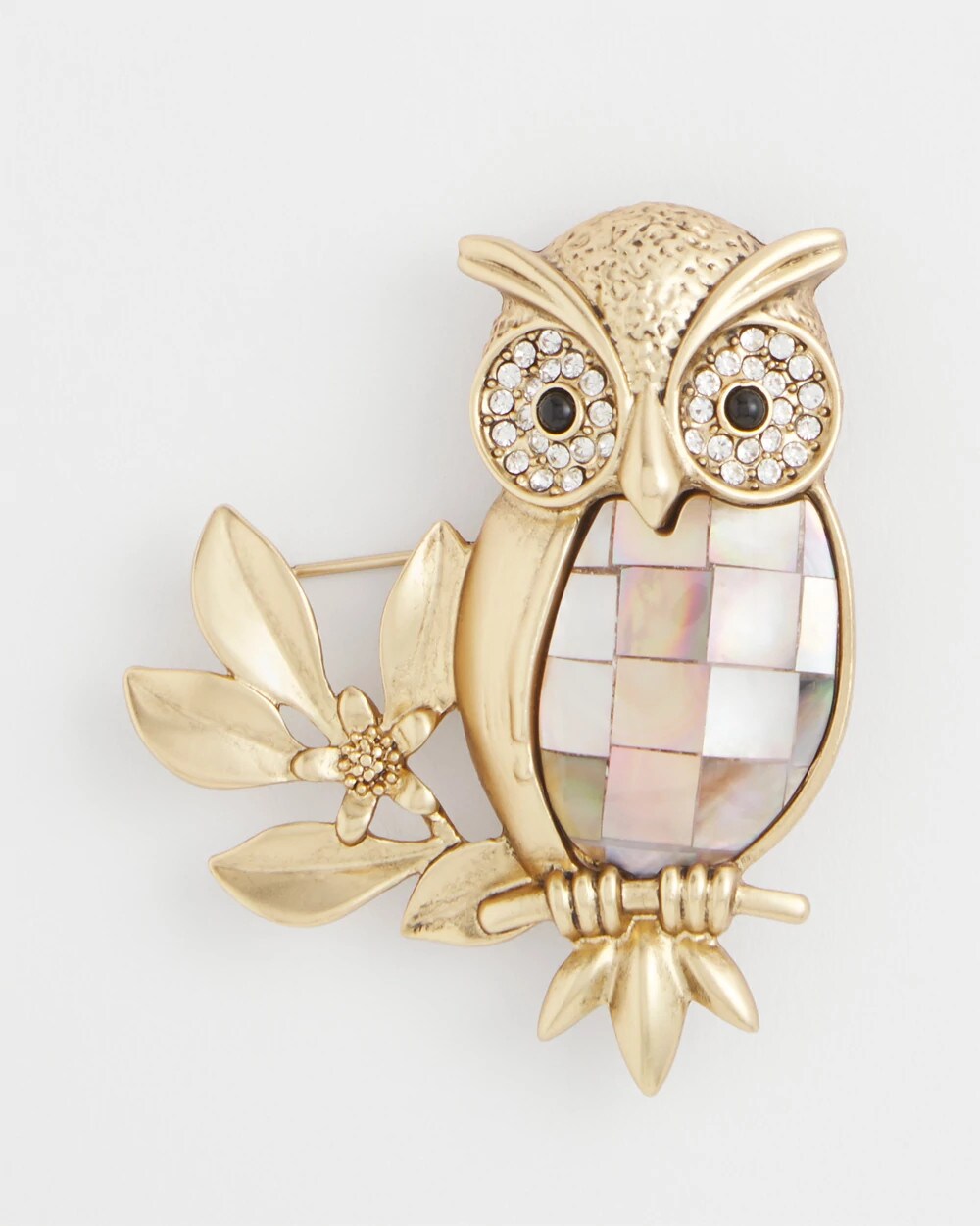 Chico's Women | Goldtone Owl Brooch GOLD