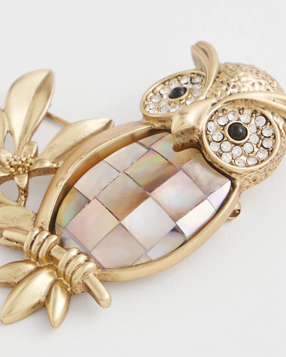 Chico's Women | Goldtone Owl Brooch GOLD