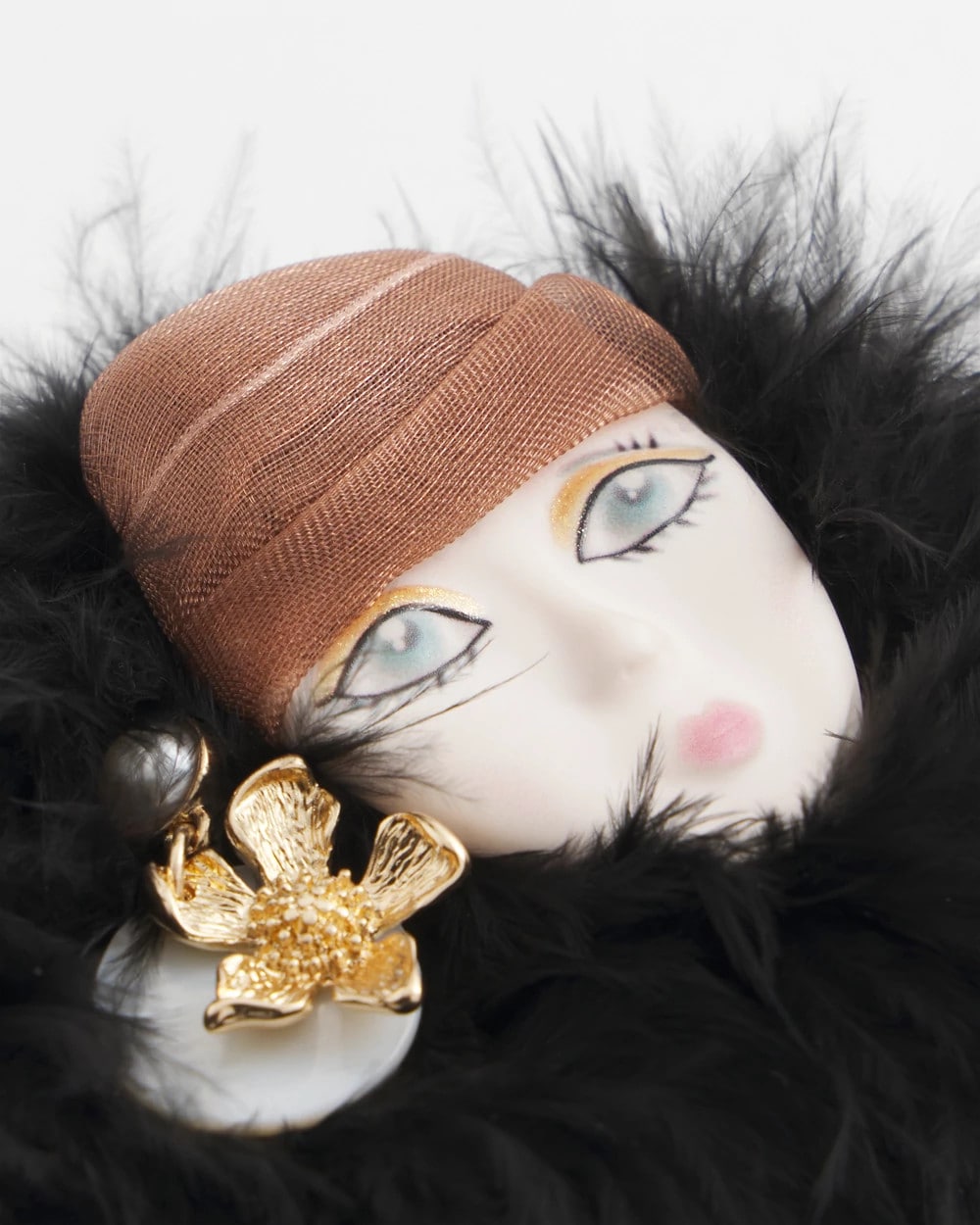 Chico's Women | Feathered Lady Brooch MULTI