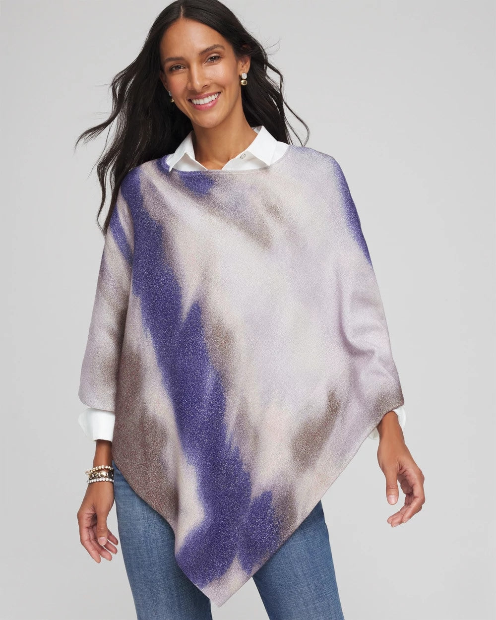 Chico's Women | Convertible Knit Poncho ENGLISH CREAM