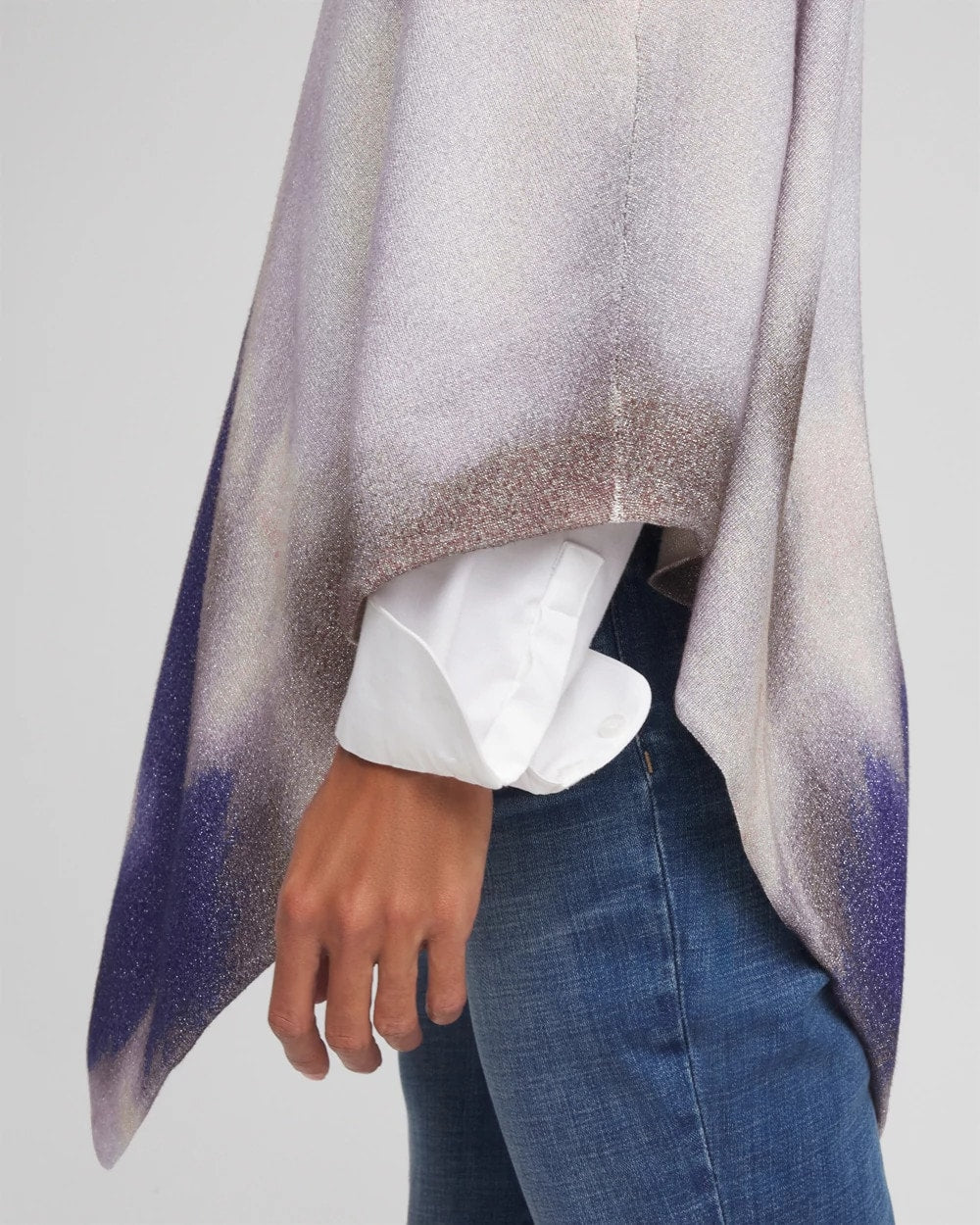 Chico's Women | Convertible Knit Poncho ENGLISH CREAM