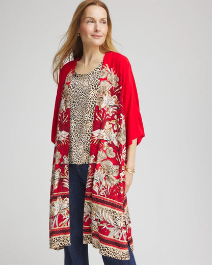 Chico's Women | Art Nouveau Long Kimono