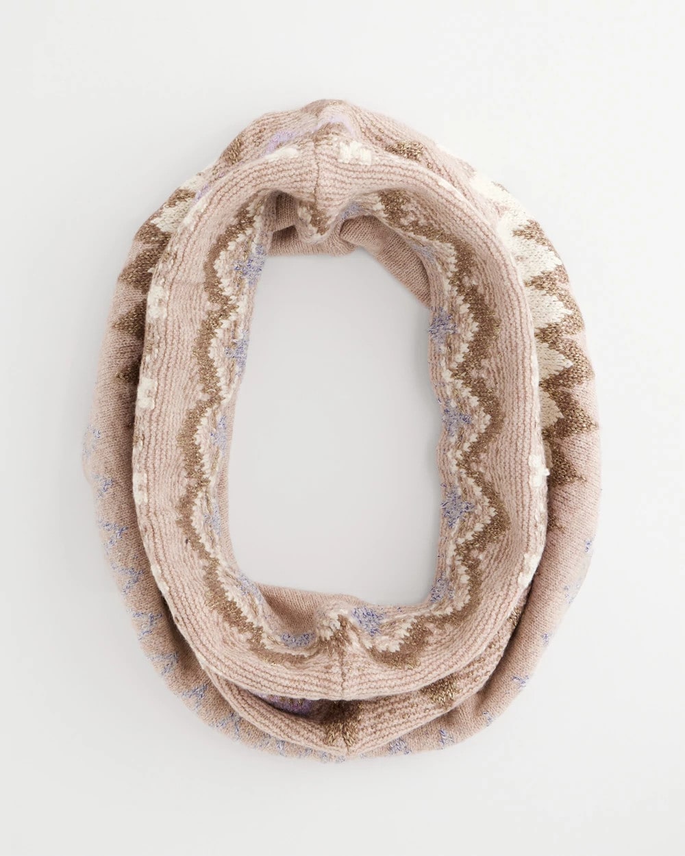 Chico's Women | Fair Isle Reversible Snood BIRCH BARK