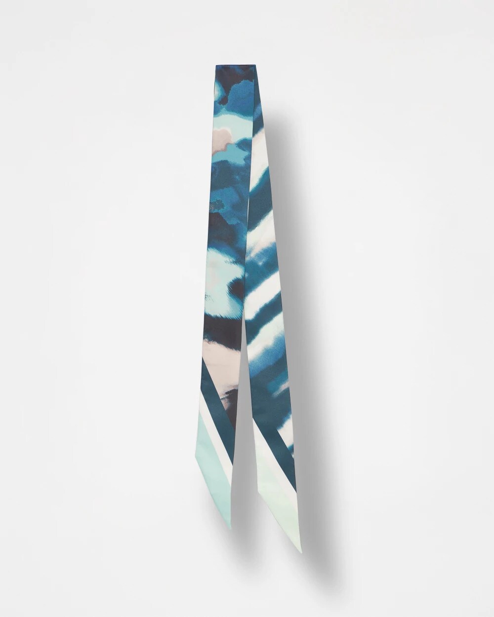 Chico's Women | Skylight Double-Sided Skinny Scarf TEAL SHADOW