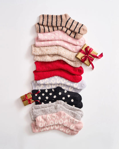 Chico's Women | Striped Cozy Socks CHAMPAGNE FIZZ