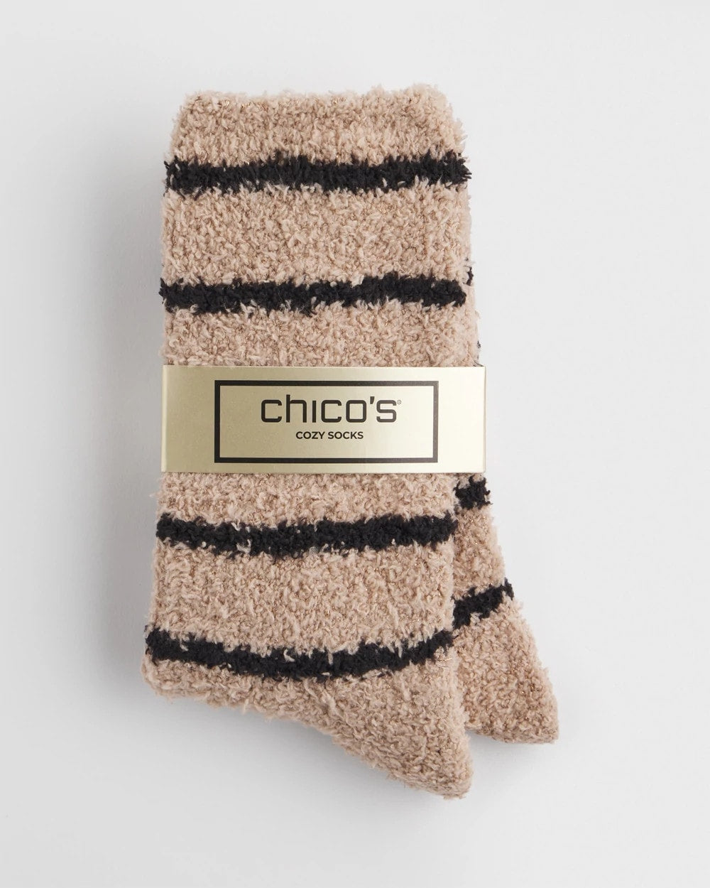 Chico's Women | Striped Cozy Socks CHAMPAGNE FIZZ