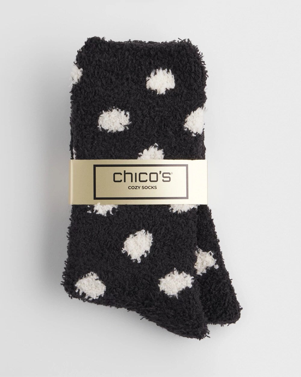 Chico's Women | Polka Dot Cozy Socks BLACK