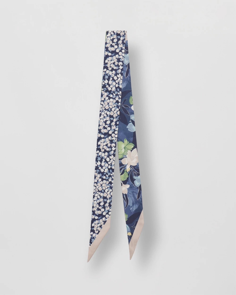 Chico's Women | Printed Woven Skinny Scarf PASSPORT BLUE
