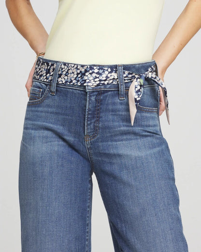Chico's Women | Printed Woven Skinny Scarf PASSPORT BLUE