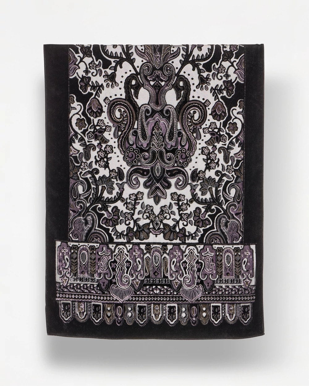 Chico's Women | Velvet Burnout Oblong Scarf BLACK