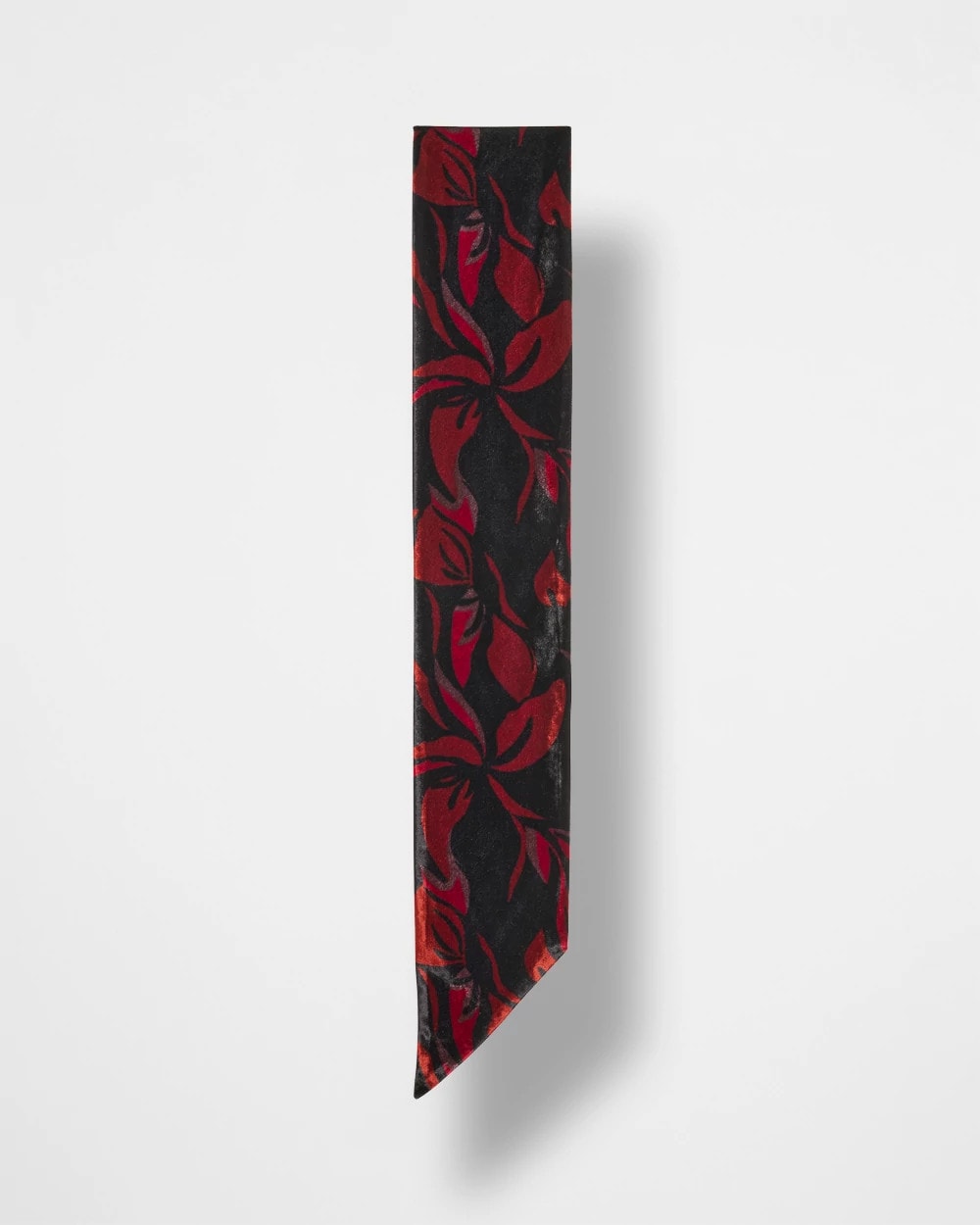 Chico's Women | Velvet Rose Skinny Scarf BLACK