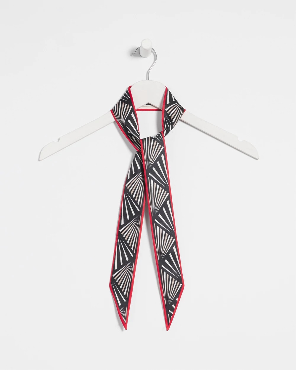Chico's Women | Abstract Reversible Skinny Scarf ENGLISH CREAM