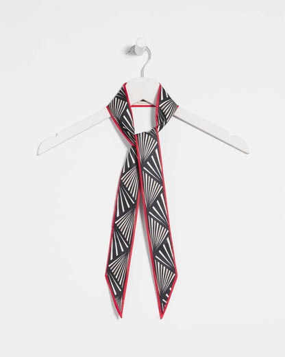 Chico's Women | Abstract Reversible Skinny Scarf ENGLISH CREAM