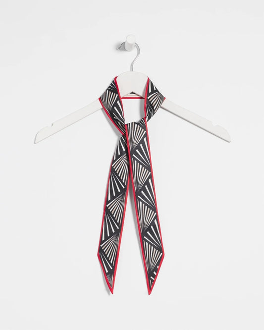 Chico's Women | Abstract Reversible Skinny Scarf ENGLISH CREAM
