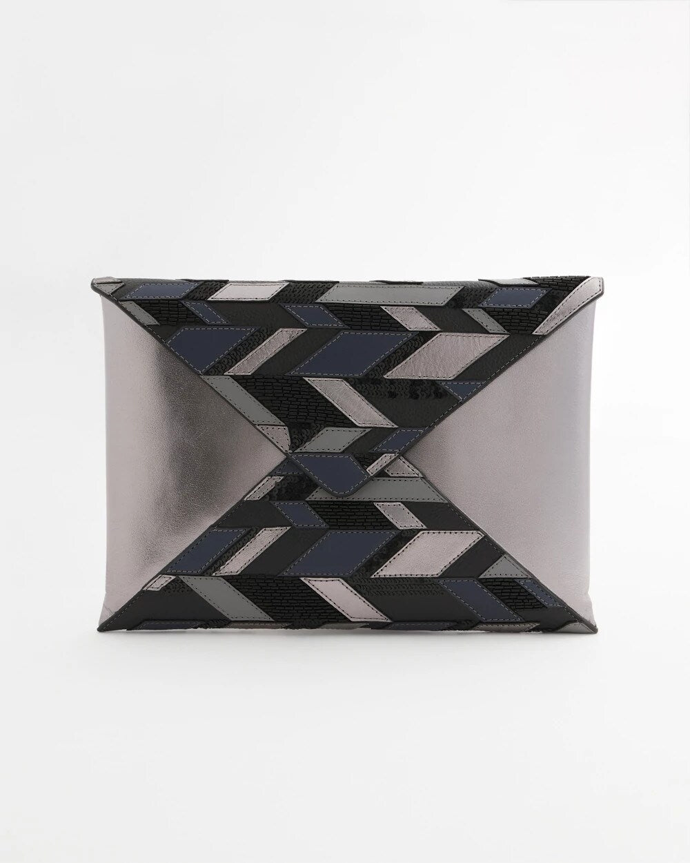 Chico's Women | Embellished Envelope Clutch METALLIC