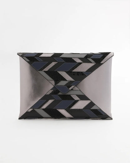 Chico's Women | Embellished Envelope Clutch METALLIC