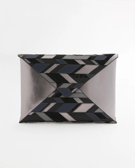 Chico's Women | Embellished Envelope Clutch METALLIC