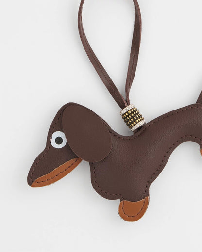 Chico's Women | Dachshund Bag Charm BROWN
