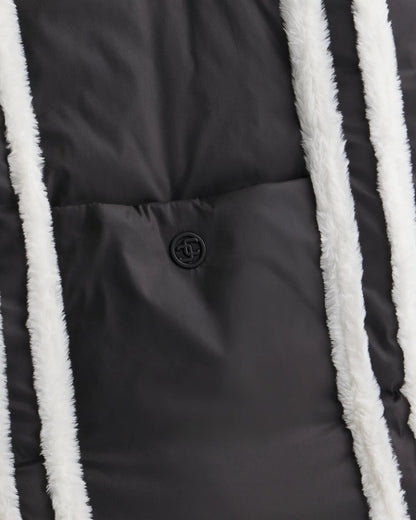 Chico's Women | Faux Fur Sporty Tote Bag BLACK
