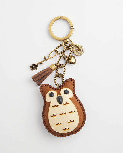 Chico's Women | Owl Bag Charm BROWN