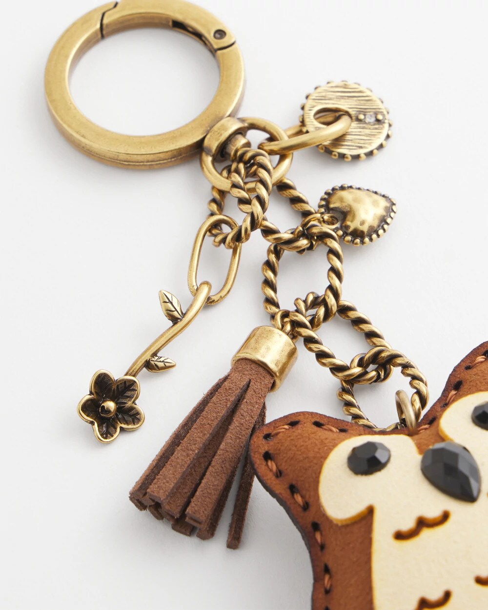 Chico's Women | Owl Bag Charm BROWN