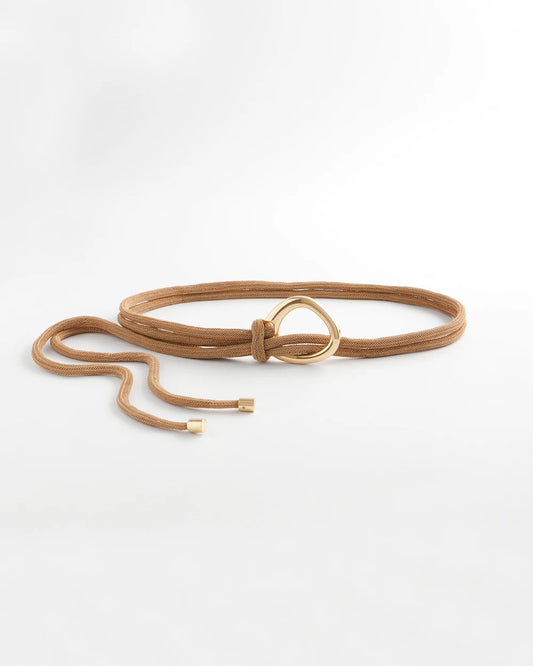 Chico's Women | Neutral Goldtone Rope Belt GOLD