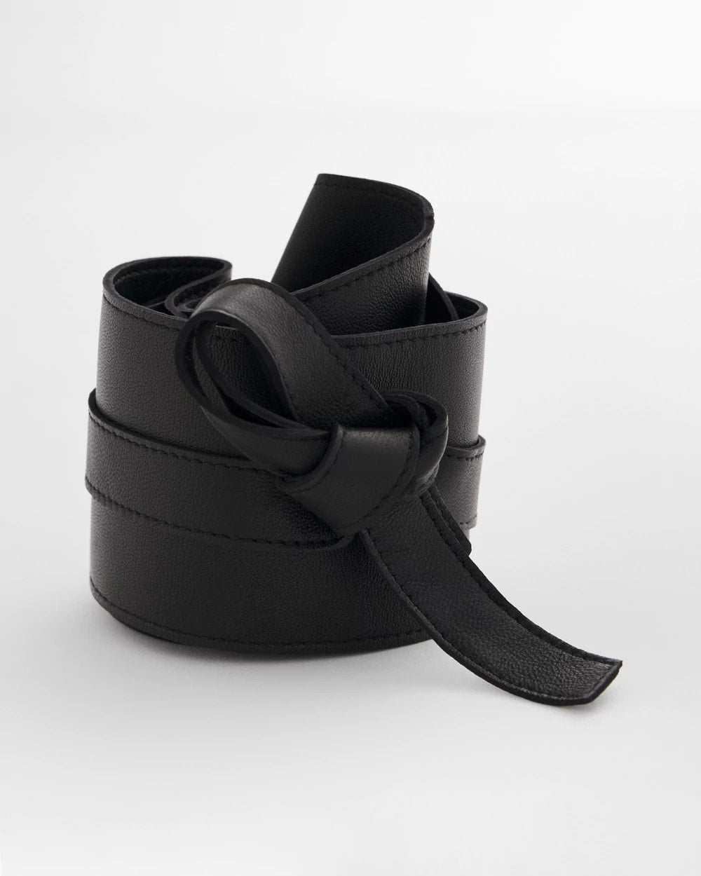 Chico's Women | Leather Obi Belt BLACK
