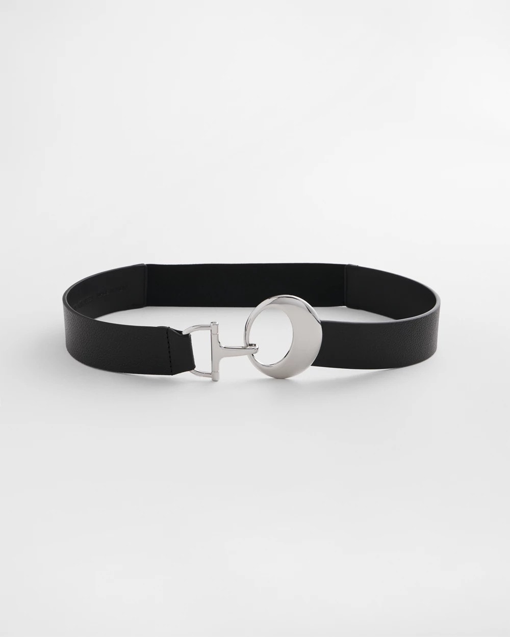 Chico's Women | Soft-Stretch Faux Leather Belt BLACK