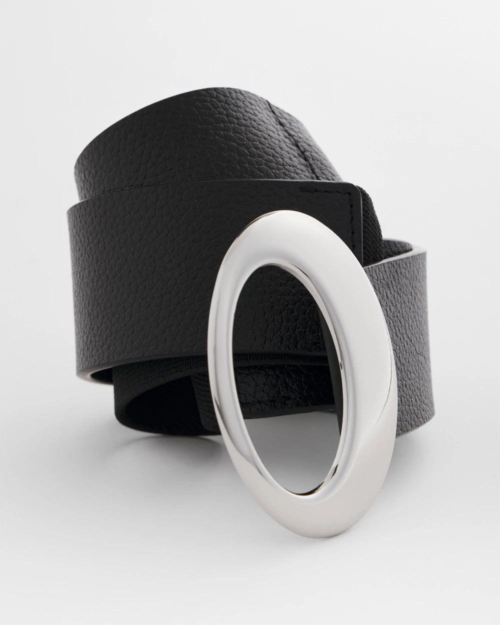 Chico's Women | Soft-Stretch Faux Leather Belt BLACK
