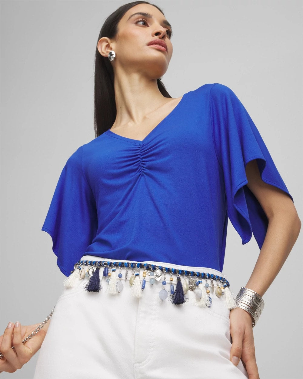 Chico's Women | Ocean Motif Chain Belt MULTI