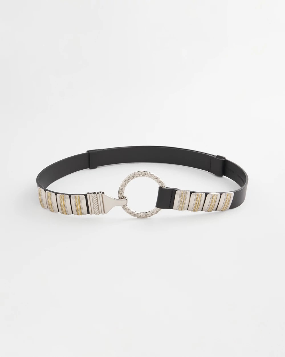 Chico's Women | Mixed Metal Clasp Belt BLACK